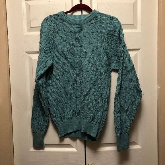 Vintage Sansabelt Patterned Grandpa Sweater - Picture 1 of 4